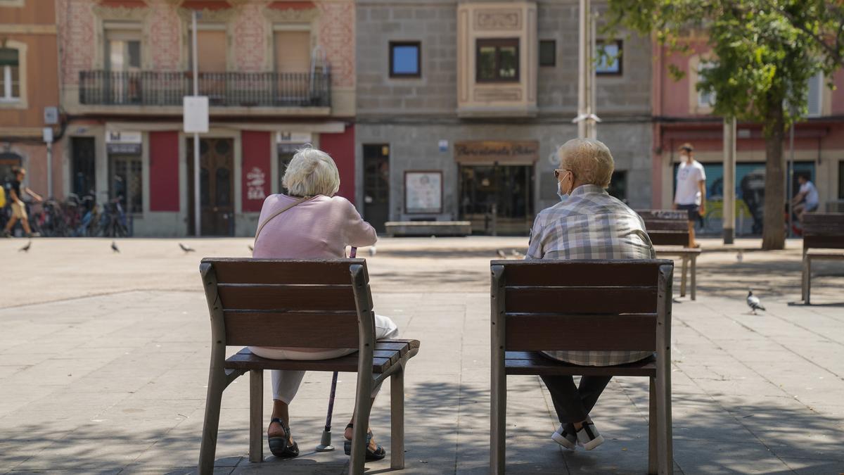 Personas mayores en Barcelona