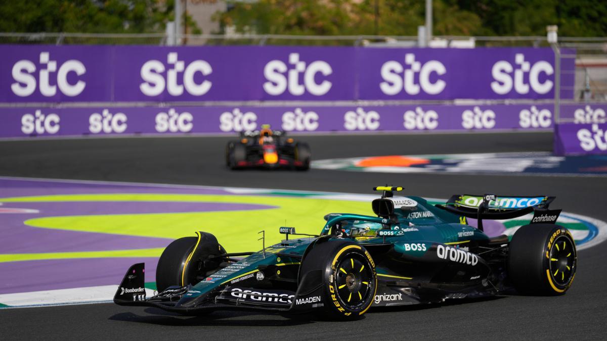 Fernando Alonso, en el GP de Arabia Saudí