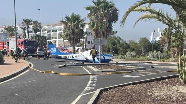 Una avioneta aterriza de emergencia en Tenerife