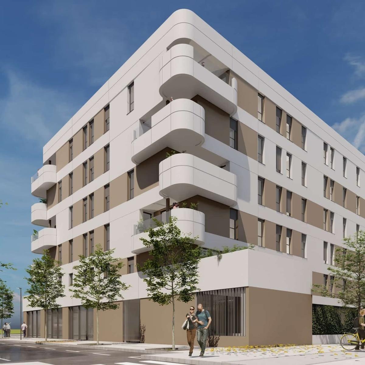 El Residencial Moncayo, una nueva promoción de viviendas de Palmas Altas, en imágenes