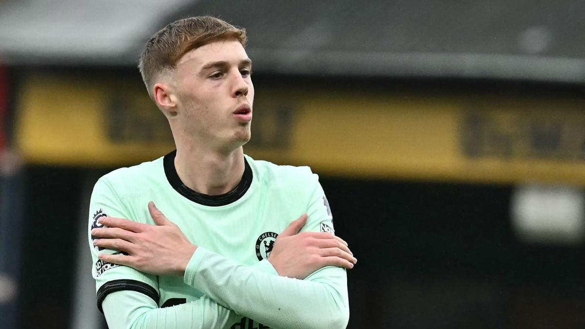 Cole Palmer, en un partido con el Chelsea