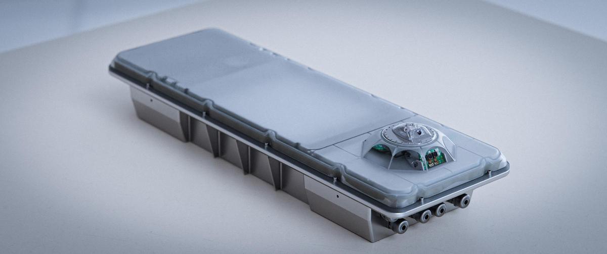 Recreación del modelo final de uno de los nodos del SSI.