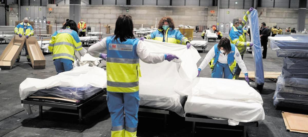 El hospital 'milagro', símbolo de la lucha contra la Covid-19