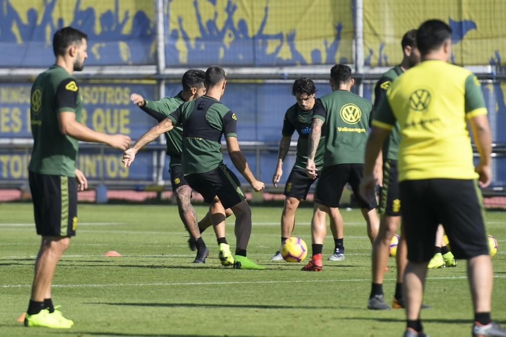 Entrenamiento de la UD Las Palmas