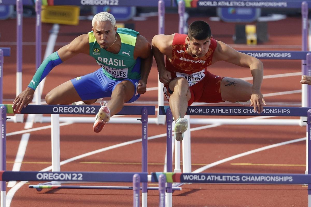 Asier Martínez es classifica per a la final de 110 metres tanques en els Mundials