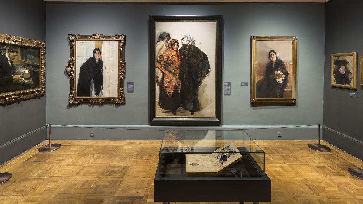 Exposición 'Sorolla en negro'.