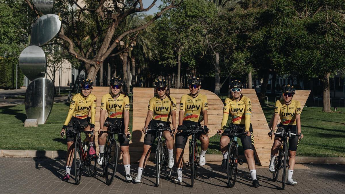 El equipo femenino de ciclismo de la UPV