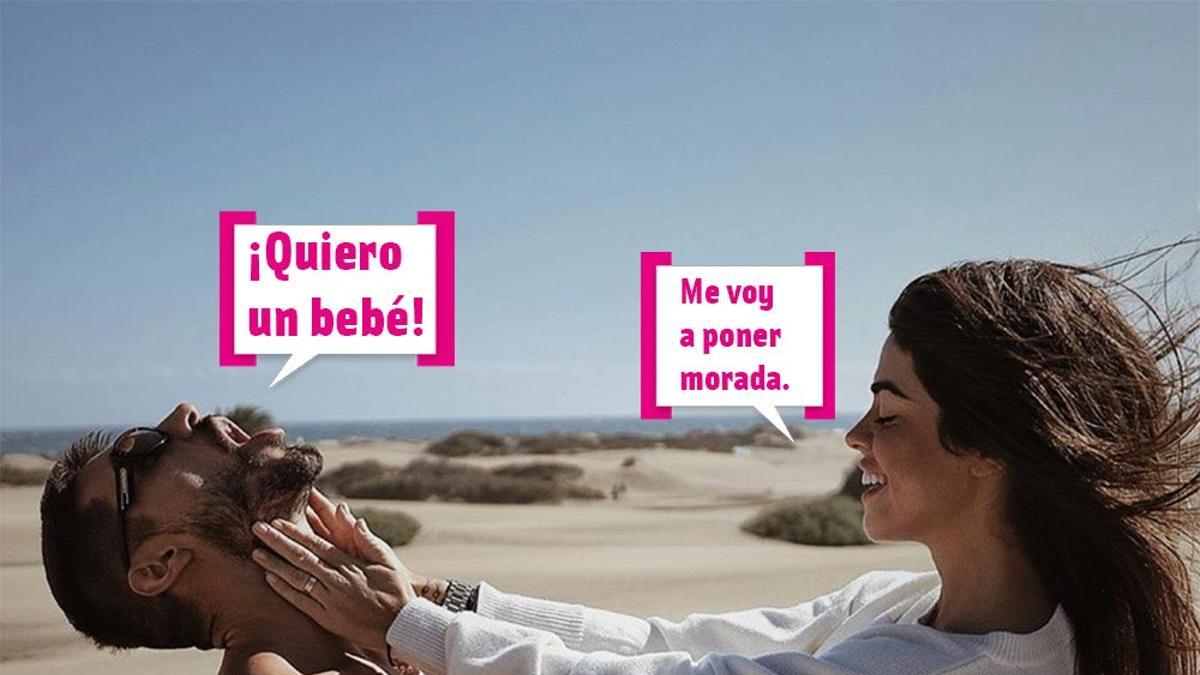 Violeta y Fabio discuten sobre ser padres