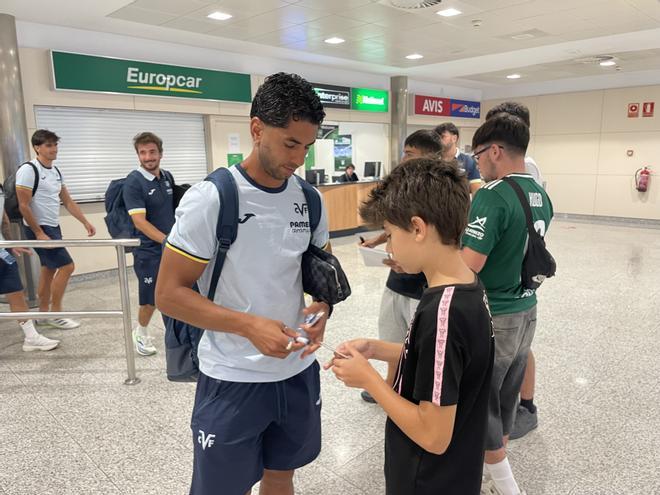 Las mejores imágenes de la llegada del Villarreal a Santander