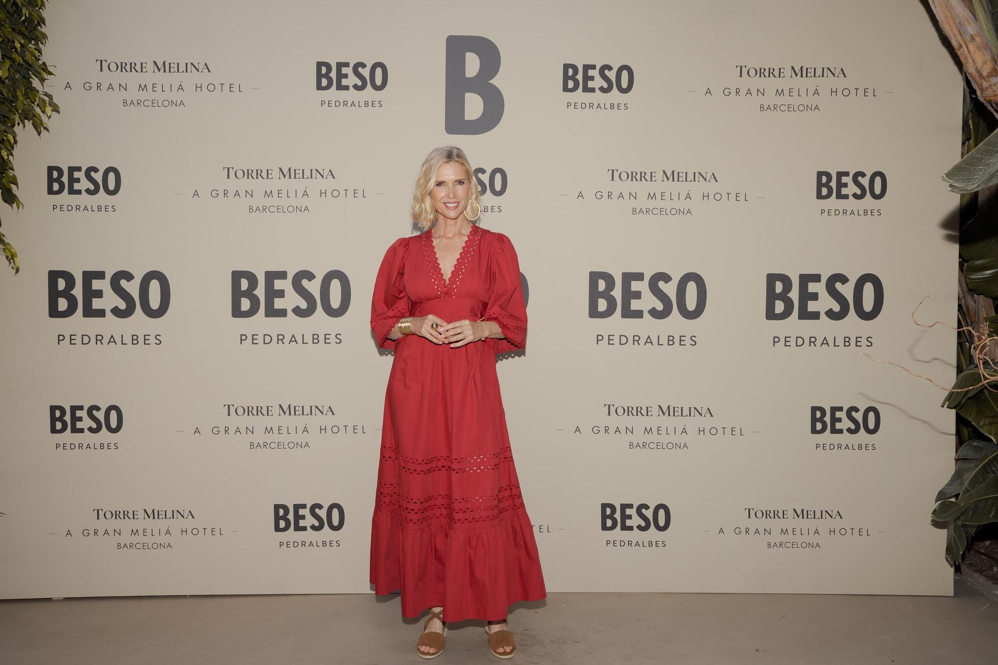 Judith Mascó en la inauguración de Beso Pedralbes