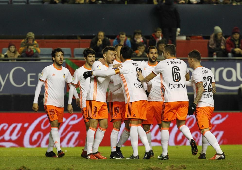 Las imágenes del Osasuna - Valencia