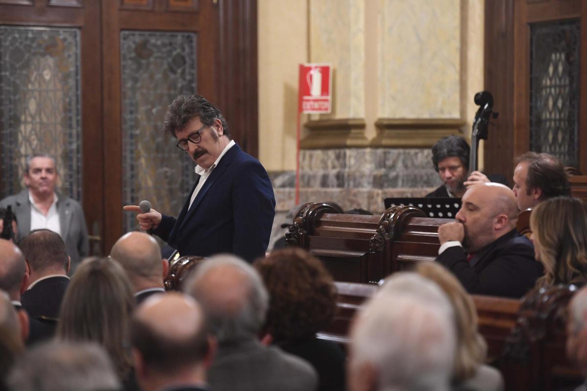 Recepción de Navidad en María Pita