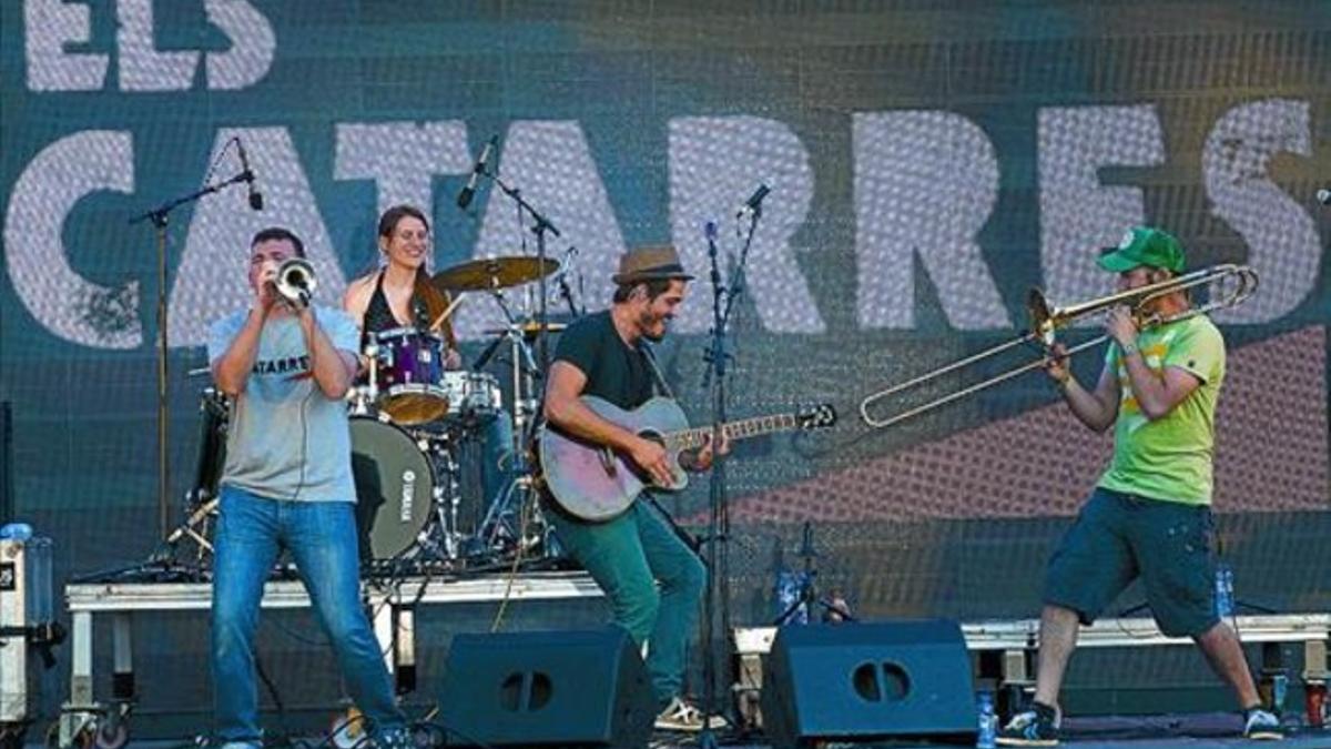 ELS CATARRES. Este grupo de música catalana actuará en el Hospital Sant Joan de Déu el sábado 9 de noviembre.