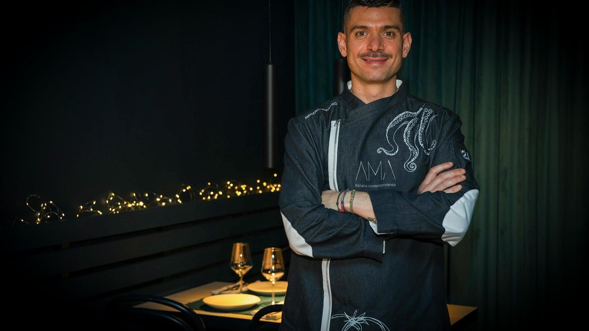Vincenzo Amaddeo, en su restaurante AMA