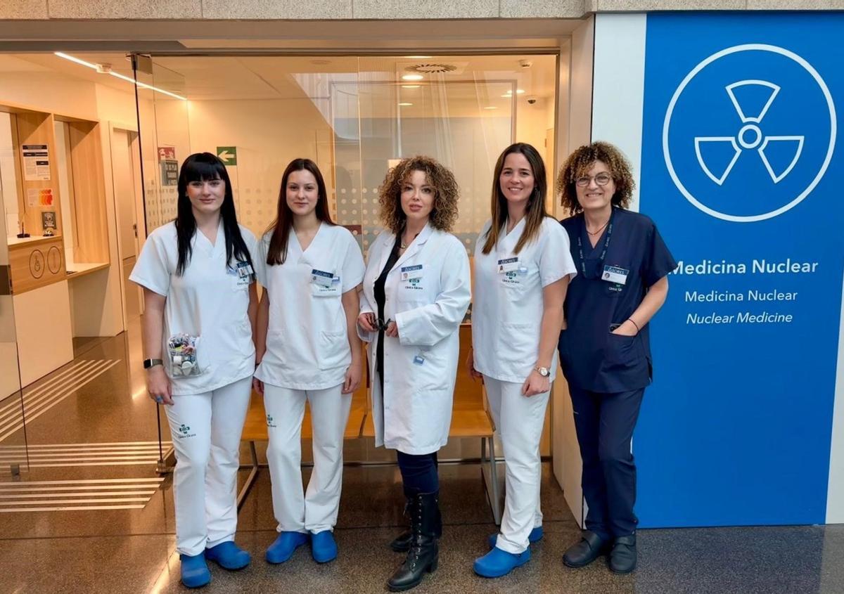 Equip del Servei de Medicina Nuclear de Cetir Ascires a Clínica Girona, referent en diagnòstic per la imatge avançada a la Regió Sanitària de Girona.