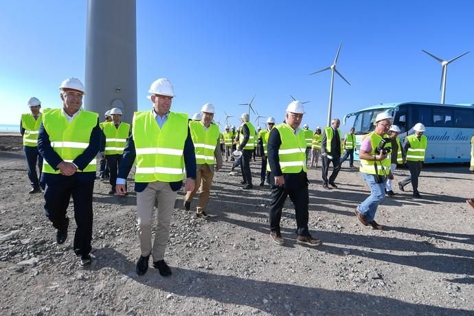 INAGURACION DEL MAYOR PARQUE EOLICO DE CANARIAS