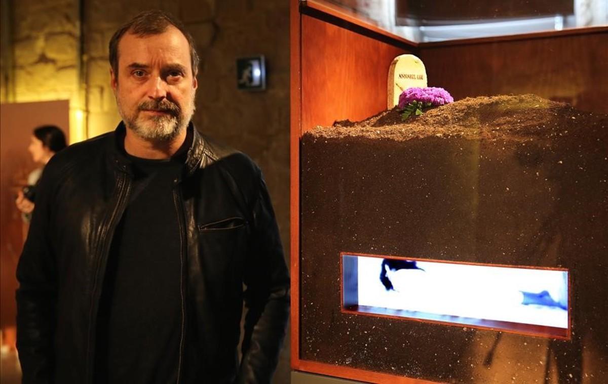 José Antonio Hernández-Díez, en el Convent dels Àngels.