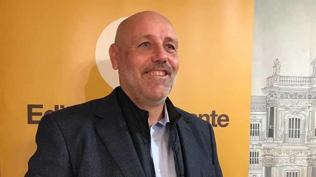 Pedro López, durante la presentación en Salamanca.