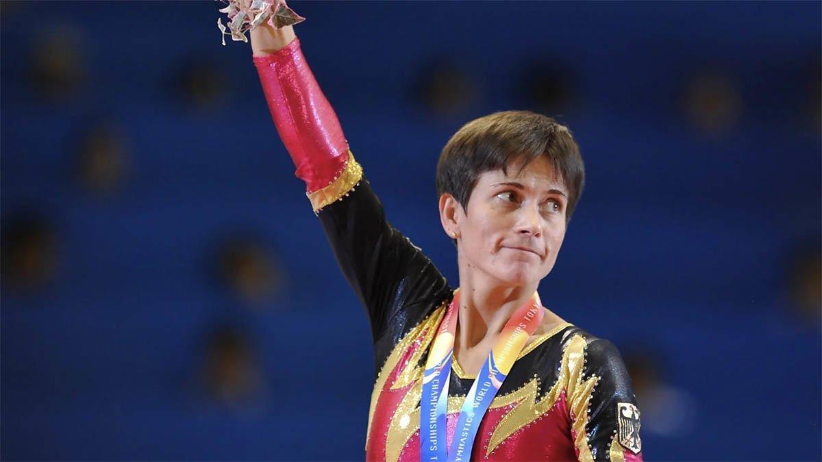 Oksana Chusovitina, en los Juegos de Londres 2012. Estará en los del 2020 con 45 años.