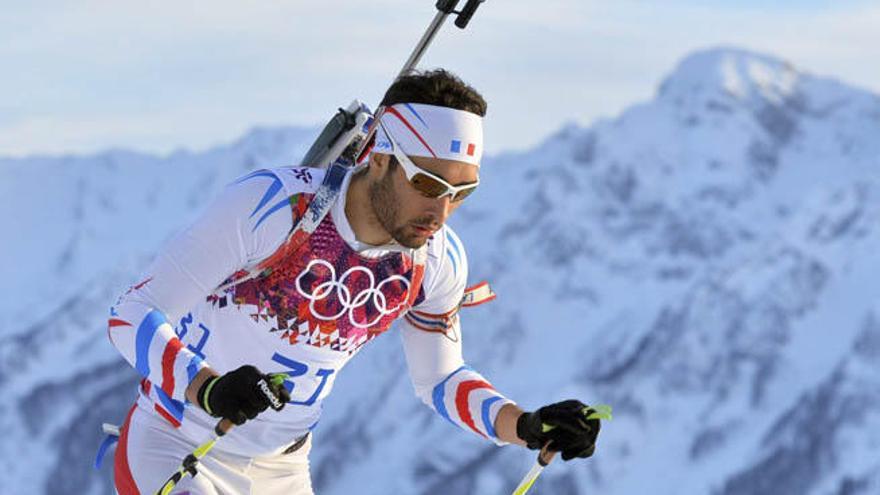 El medallista de Ceret (Francia) Martin Fourcade.