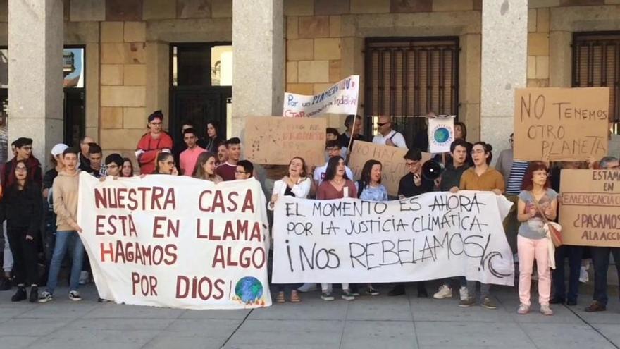 Manifestación en Zamora por la Huelga Mundial por el Clima 2019