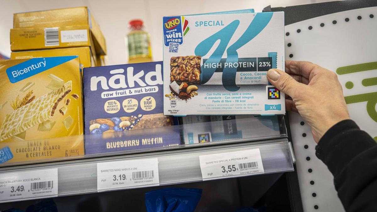Los productos enriquecidos con proteína llegan al supermercado. AUTOR: MANU MITRU