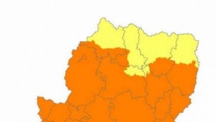 Prealerta roja por riesgo de incendios forestales en Bajo Ebro y Puertos de Beceite