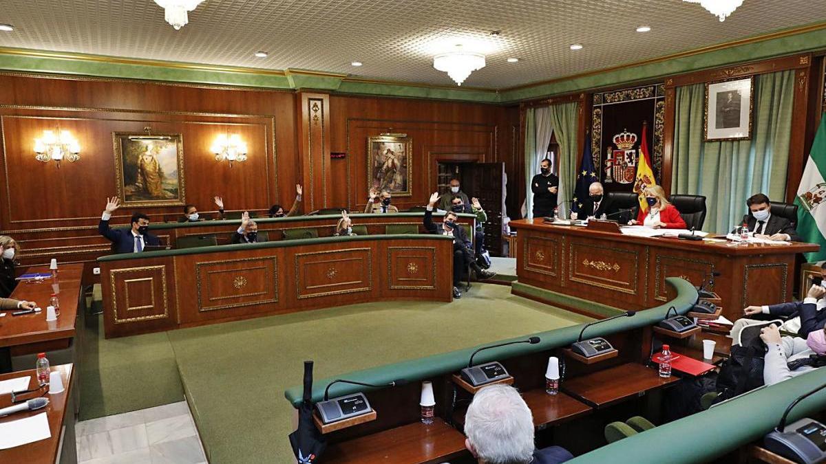 El pleno de la Corporación, en el debate de los presupuestos del próximo ejercicio.