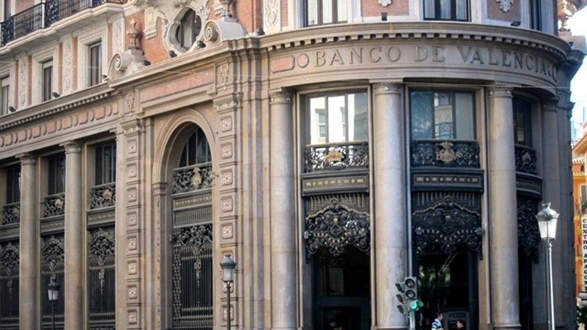 La sede del Banco de Valencia en una imagen de archivo.