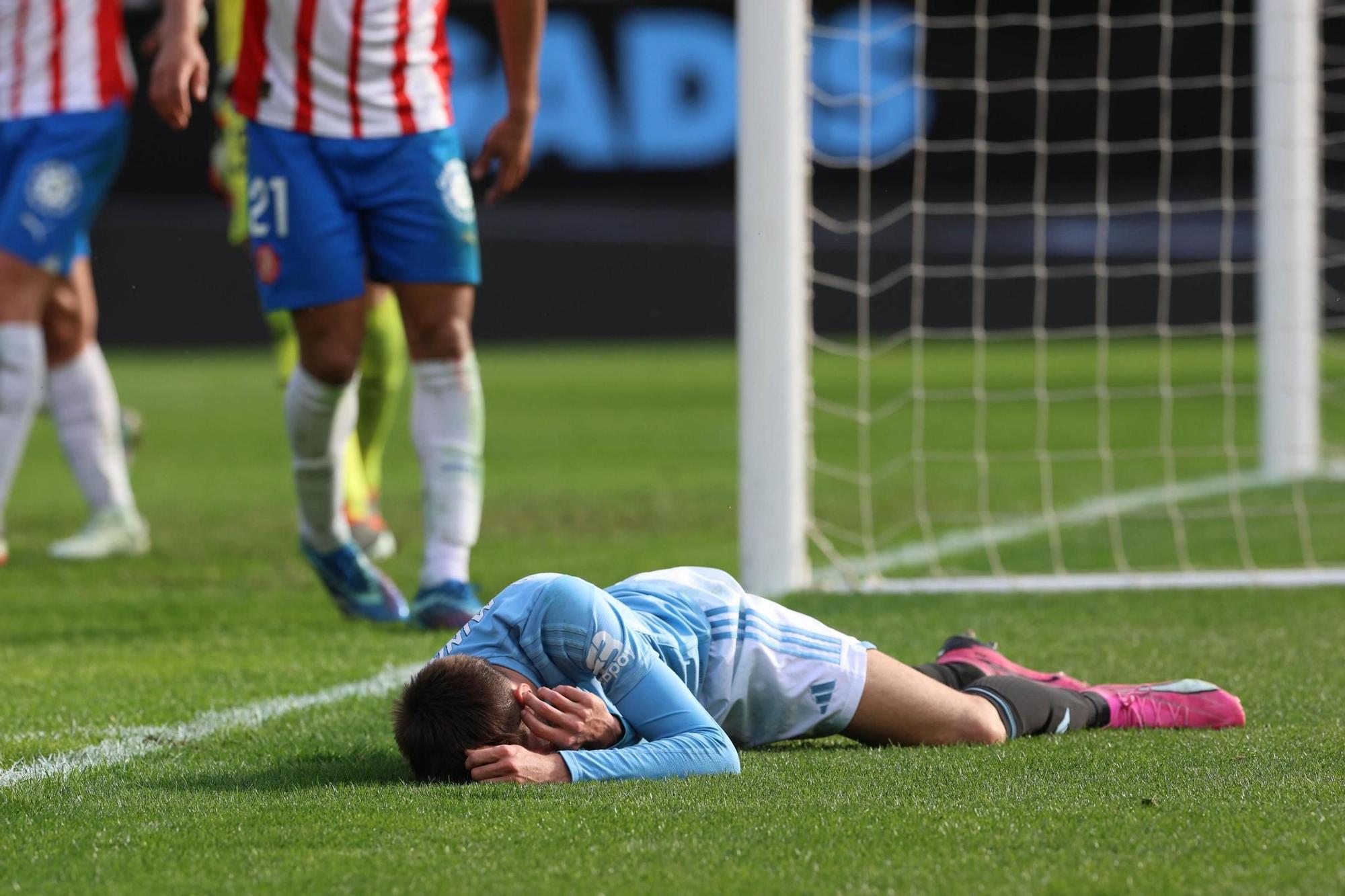 De la fiesta inicial a la decepción: las mejores imágenes del Celta-Girona