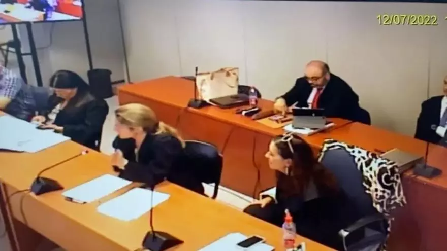 Instante del juicio contra Jorge Ignacio Palma