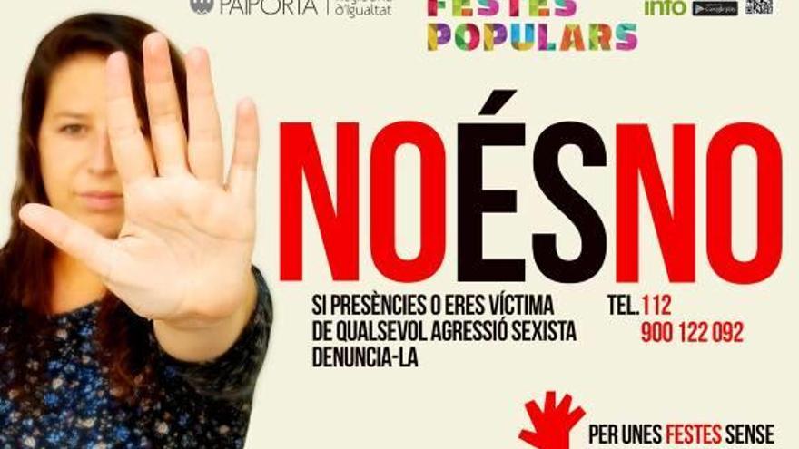 Paiporta y Godella alertan contra las agresiones machistas en las fiestas