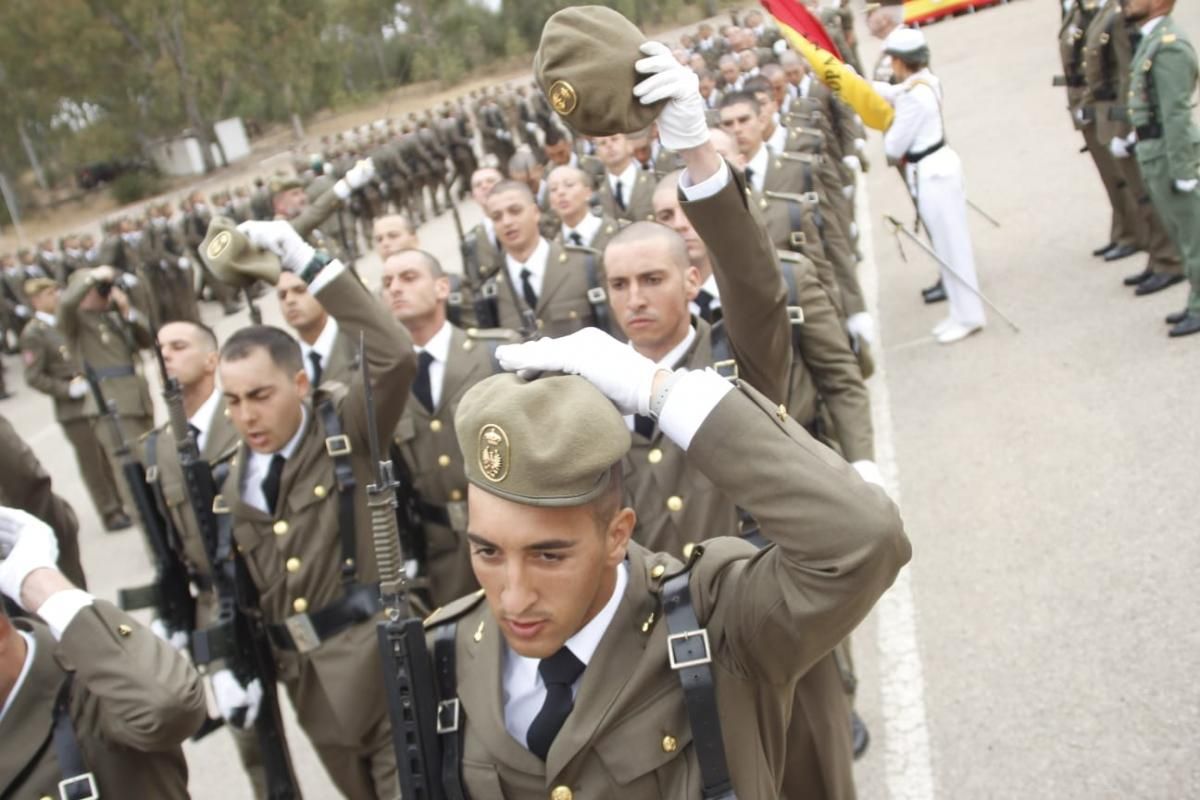 Jura de bandera en el Cefot de Cáceres