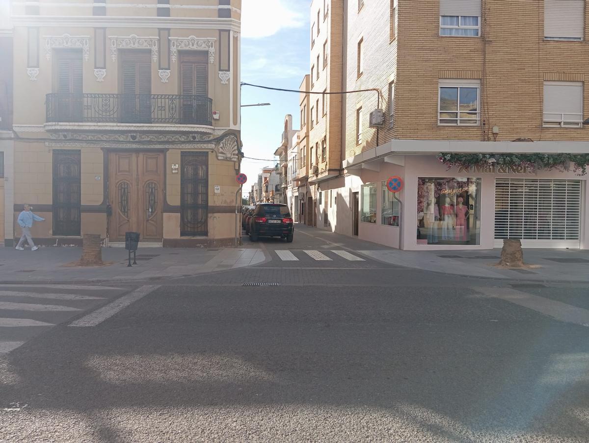 La calle Chapa de Catarroja, cuyas obras de reurbanización se recepcionaron un día antes de la dana.