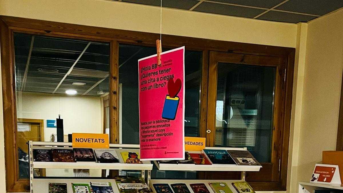 Cita a ciegas con un libro en Burjassot.