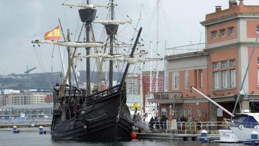 El Real Club Náutico recibe una réplica de la &#039;Nao Victoria&#039;