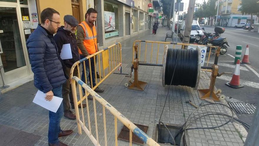 Visita a la instalación esta mañana