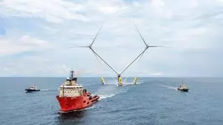 China instala el mayor aerogenerador flotante del mundo, capaz de dar luz a 30.000 casas