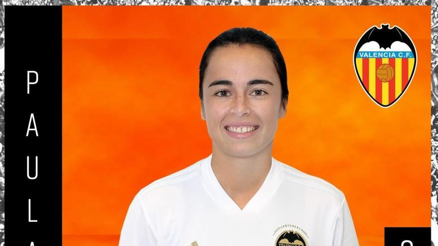 El Valencia Femenino renueva a Paula Guerrero