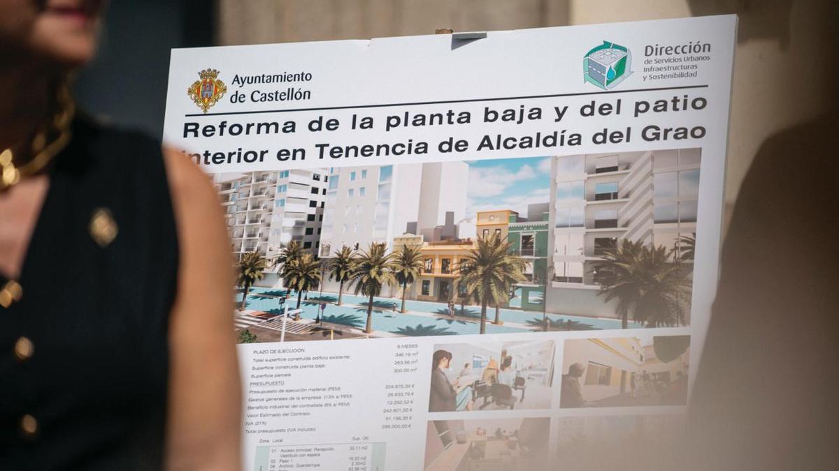 Infografía de la reforma de la tenencia de alcaldía del Grau de Castelló.