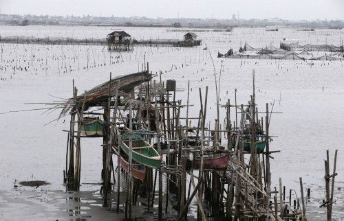 El Tifón Haiyan toca tierra en Filipinas