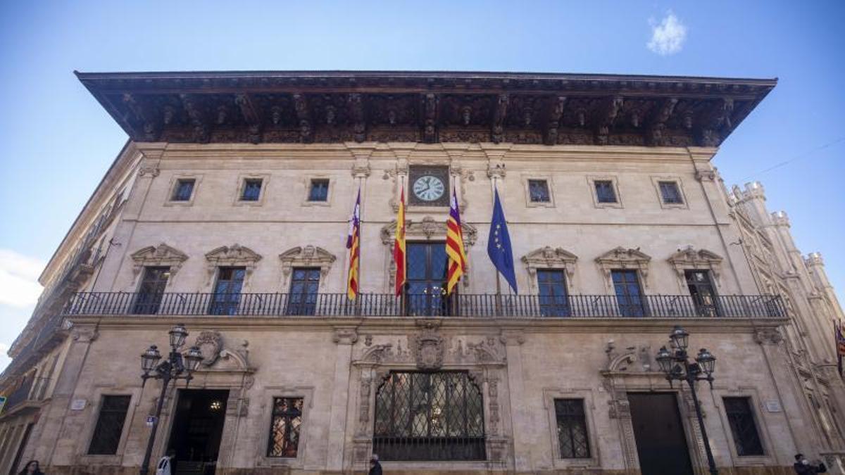 Fachada del Ayuntamiento de Palma.