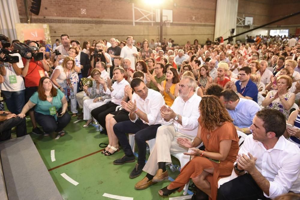 Mitin de Pedro Sánchez en Murcia