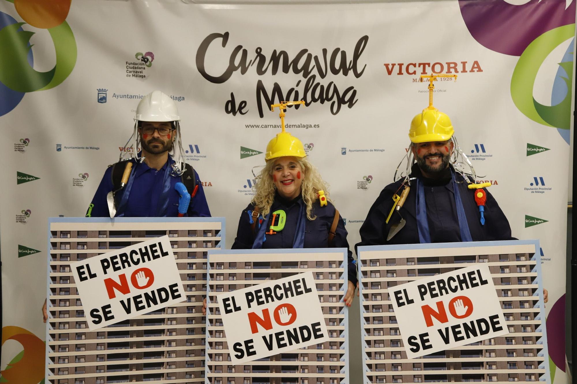 Photocall de la final de COAC del Carnaval de Málaga