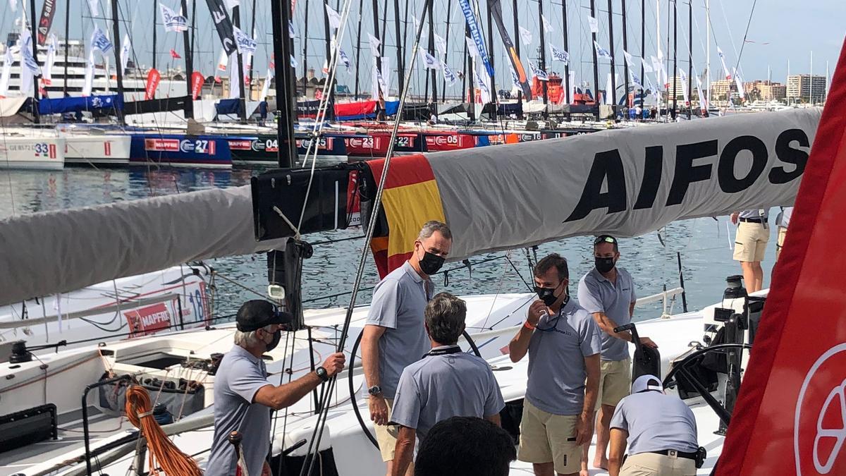 Felipe VI, preparado para su segundo día de competición