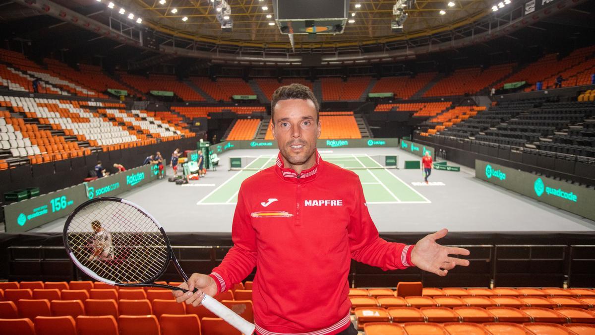 Roberto Bautista, en la Fonteta