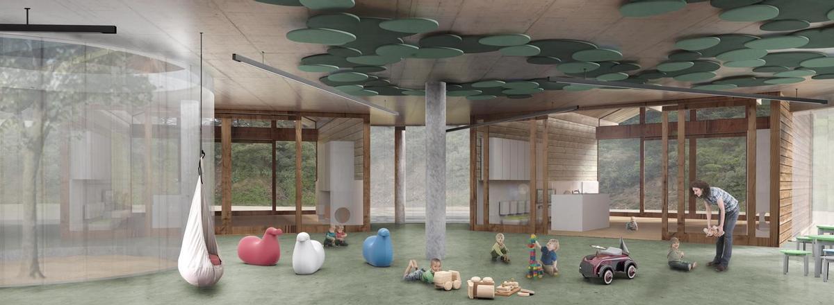 Projecció virtual de la llar d'infants de Tossa de Mar