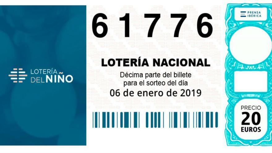 Un pessic del segon premi de la Loteria del Nen, el 61.776, toca a la ciutat de Girona