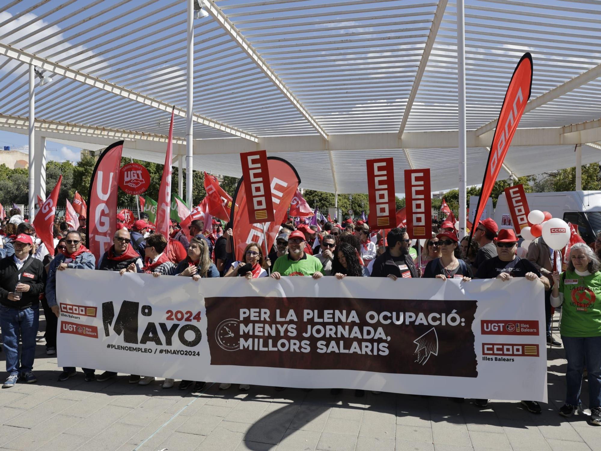 Manifestación del 1 de mayo en Palma