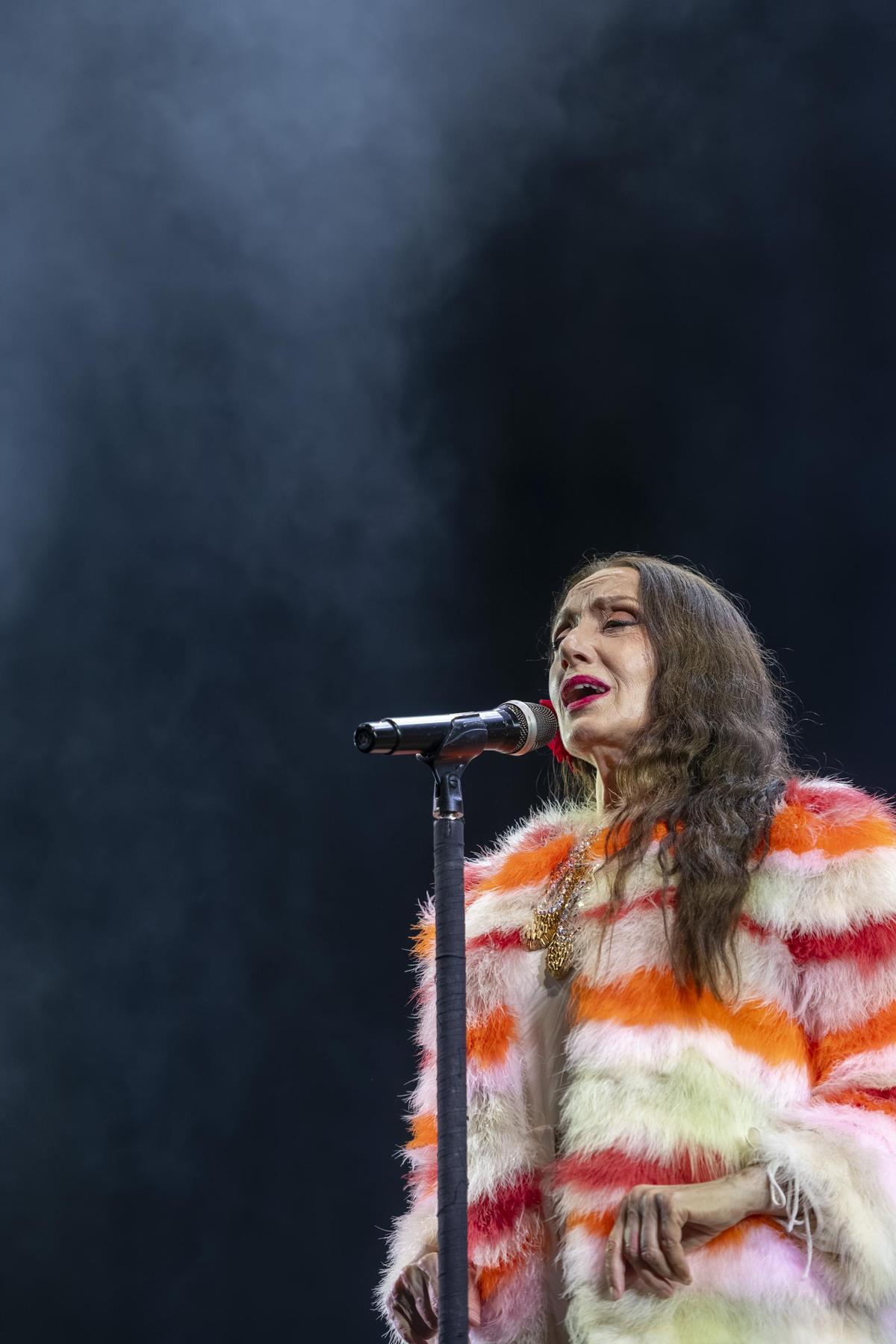 Luz Casal al seu conçert del Festival Camins de Manresa